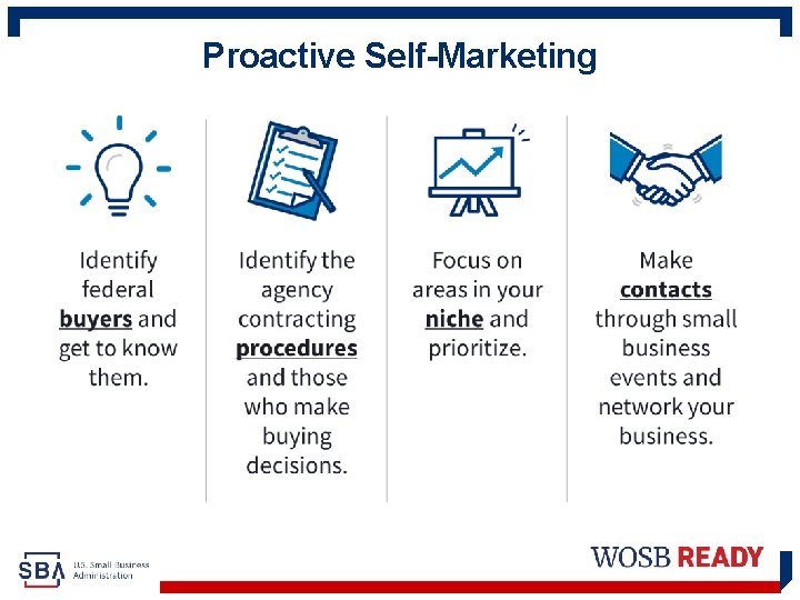 Proactive Self-Marketing 