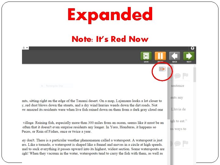 Expanded Note: It’s Red Now 