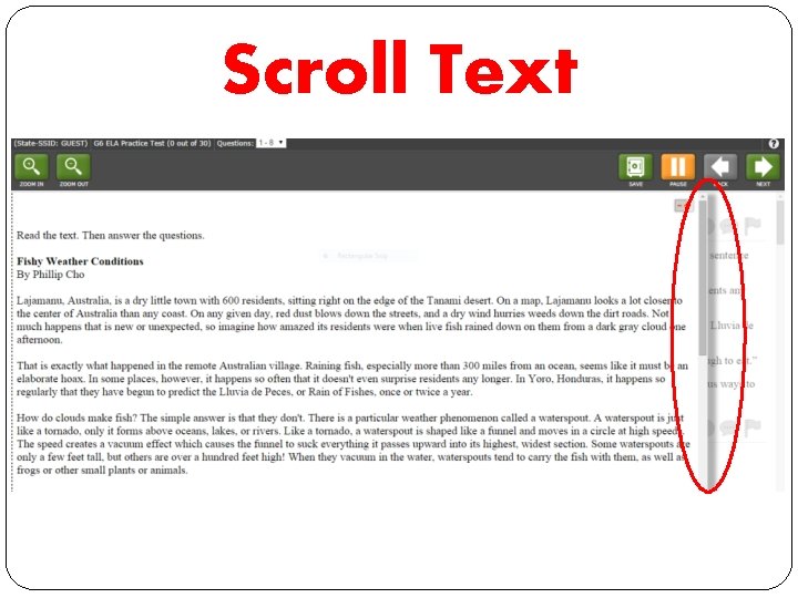 Scroll Text Scroll Text