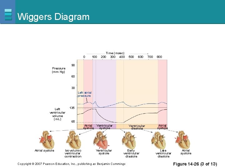 Wiggers Diagram 0 Pressure (mm Hg) 100 Time (msec) 200 300 400 500 600