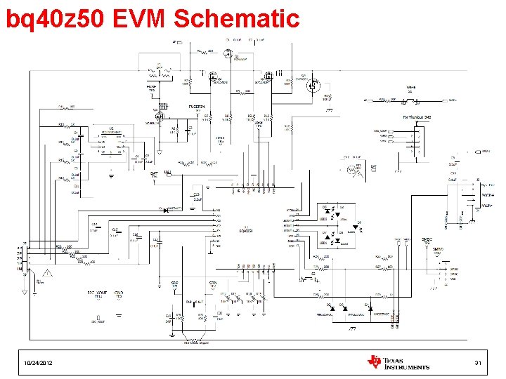 bq 40 z 50 EVM Schematic 10/24/2012 31 