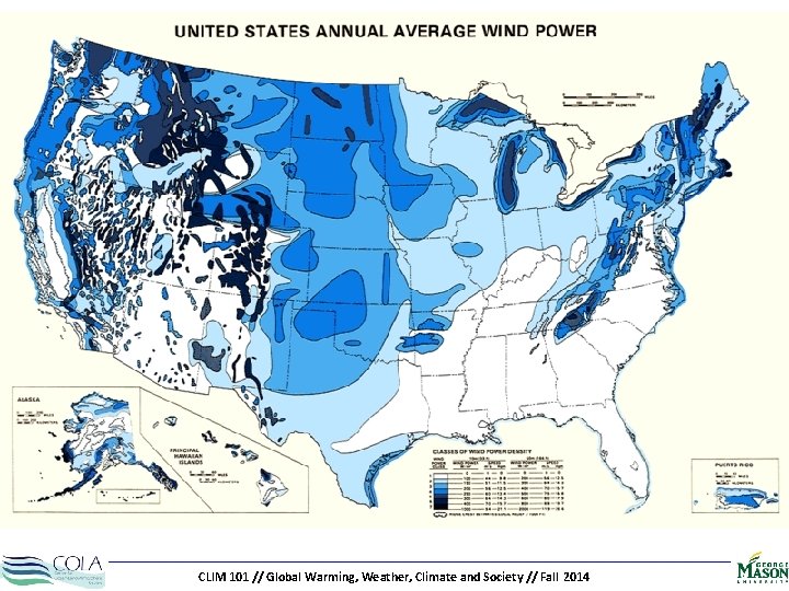 CLIM 101 // Global Warming, Weather, Climate and Society // Fall 2014 