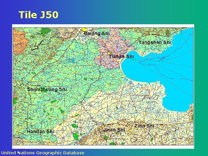 Tile J 50 United Nations Geographic Database 