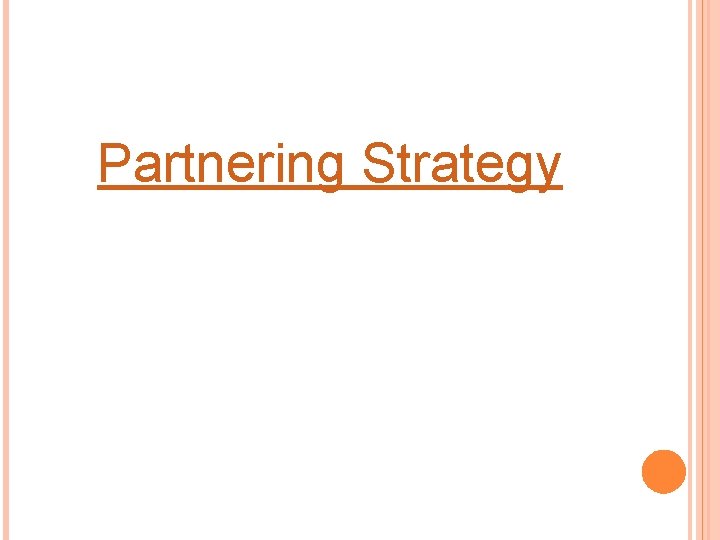 Partnering Strategy 