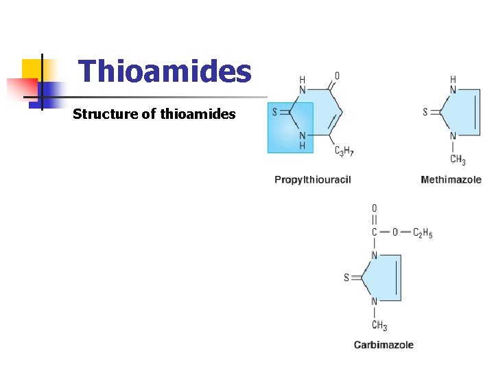 Thioamides Structure of thioamides Thioamides Structure of thioamides