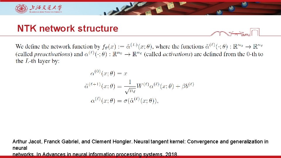 NTK network structure Arthur Jacot, Franck Gabriel, and Clement Hongler. Neural tangent kernel: Convergence