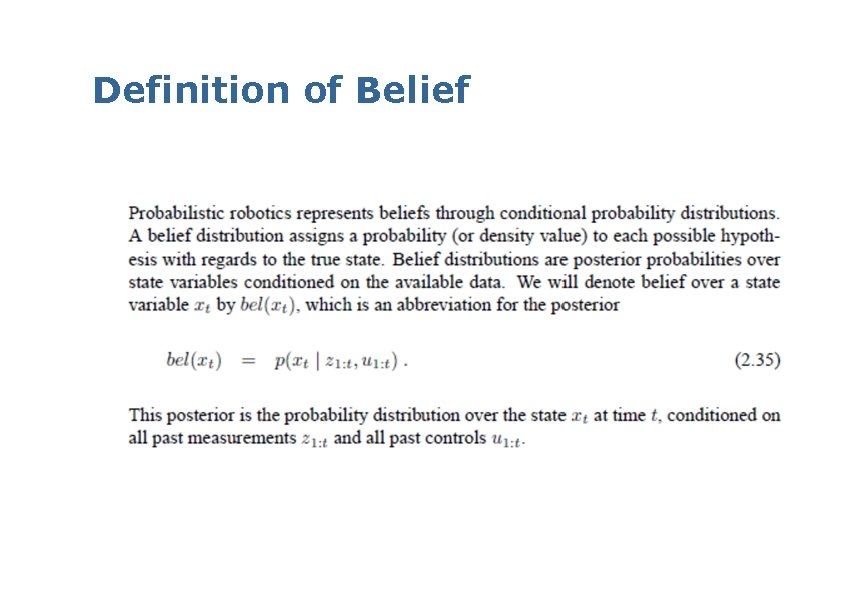 Definition of Belief 
