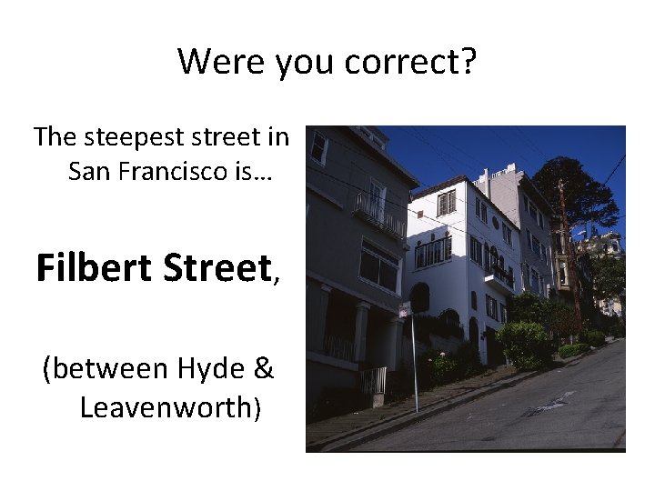 SIDE LENGTHS and the ANGLES between them finally