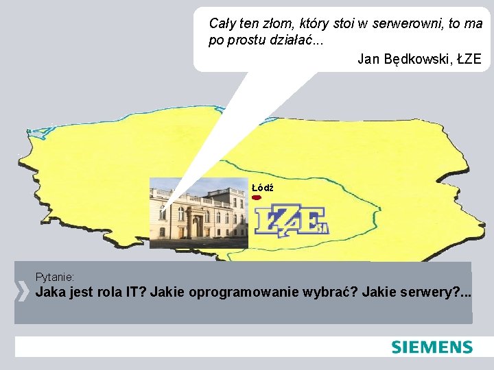 Cały ten złom, który stoi w serwerowni, to ma po prostu działać. . .