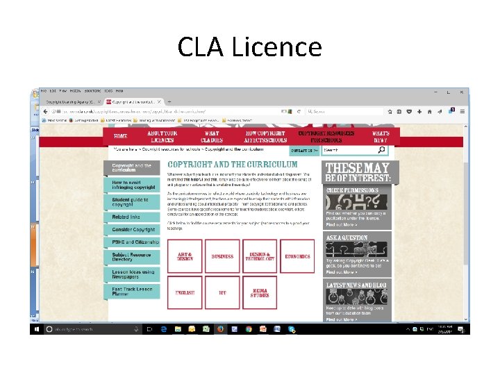 CLA Licence 