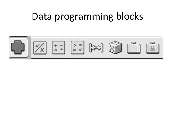 Data programming blocks 