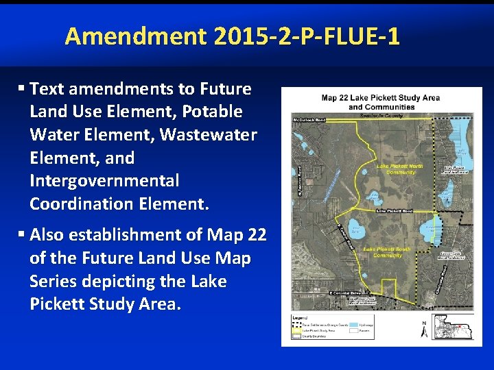 Amendment 2015 -2 -P-FLUE-1 § Text amendments to Future Land Use Element, Potable Water