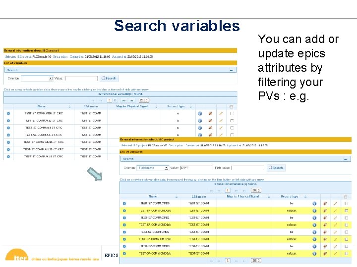 Search variables EPICS Collaboration meeting Fall 2012, SDD status and plans You can add