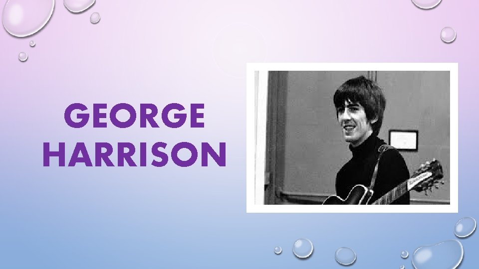 GEORGE HARRISON 