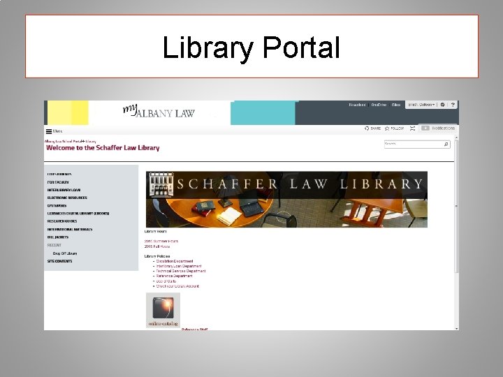 Library Portal 