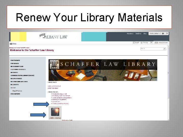 Renew Your Library Materials 
