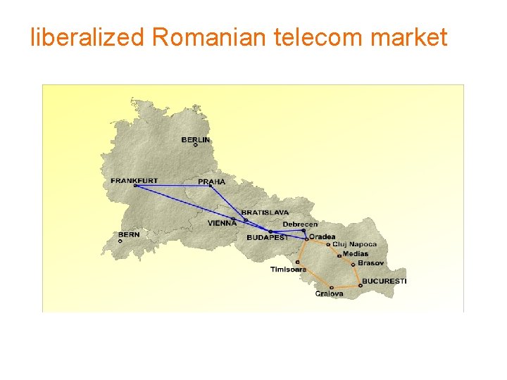 liberalized Romanian telecom market 