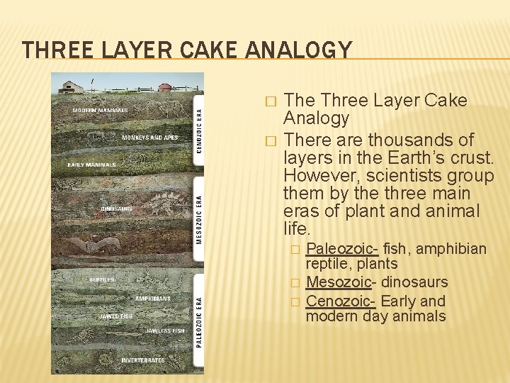 THREE LAYER CAKE ANALOGY � � The Three Layer Cake Analogy There are thousands