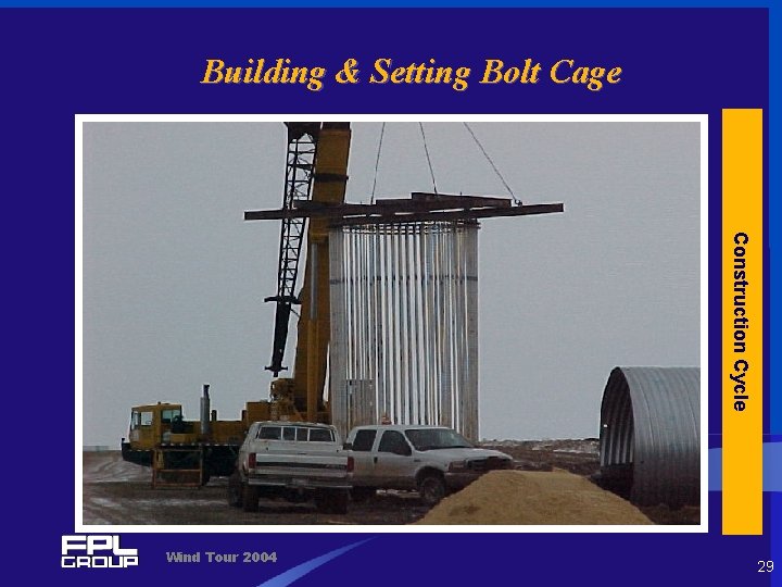 Building & Setting Bolt Cage Construction Cycle Wind Tour 2004 29 