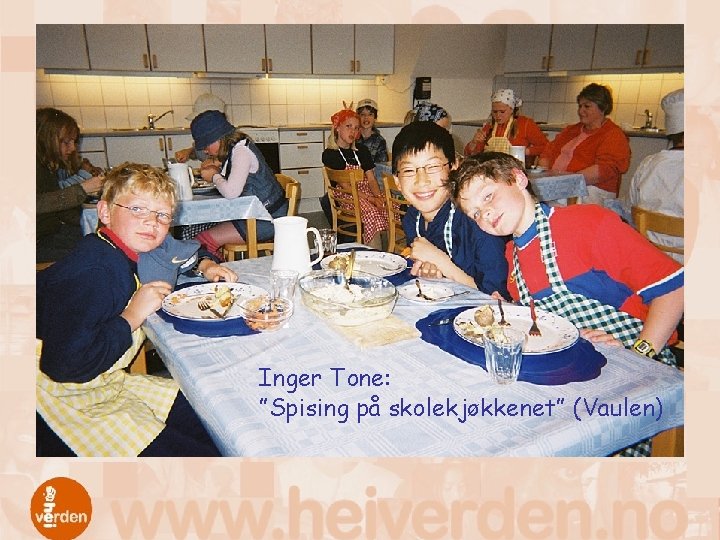 Inger Tone: ”Spising på skolekjøkkenet” (Vaulen) 