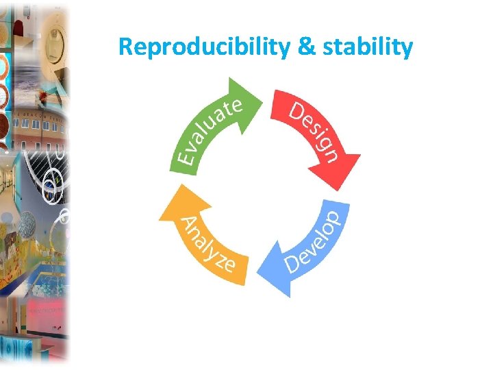 Reproducibility & stability 