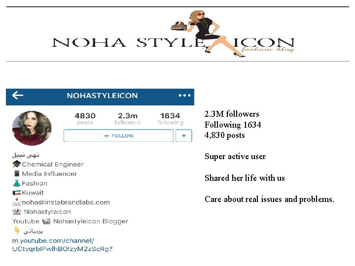 2. 3 M followers Following 1634 4, 830 posts Super active user Shared her