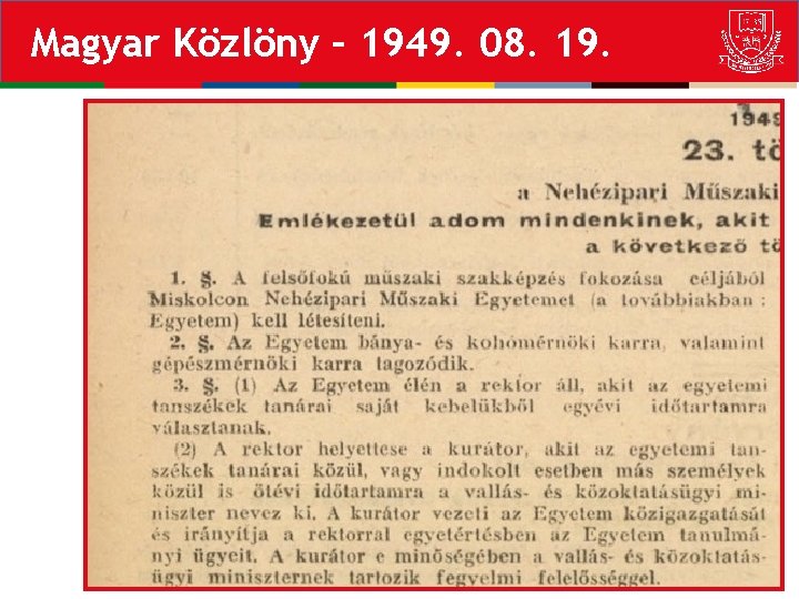 Magyar Közlöny – 1949. 08. 19. 