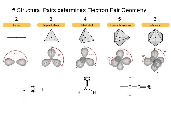 # Structural Pairs determines Electron Pair Geometry 