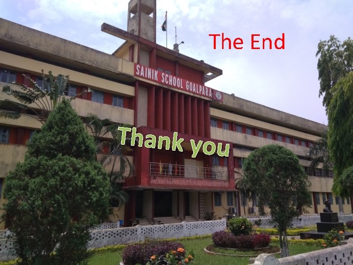 The End Thank you 