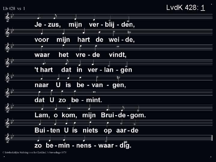 Lvd. K 428: 1 . . . 