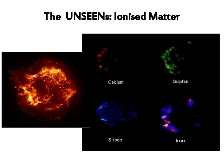 The UNSEENs: Ionised Matter 