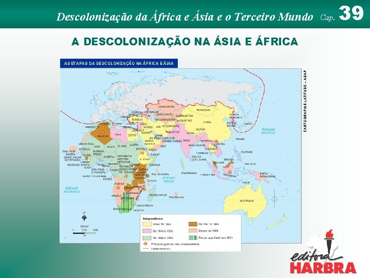 Descolonização da África e Ásia e o Terceiro Mundo A DESCOLONIZAÇÃO NA ÁSIA E