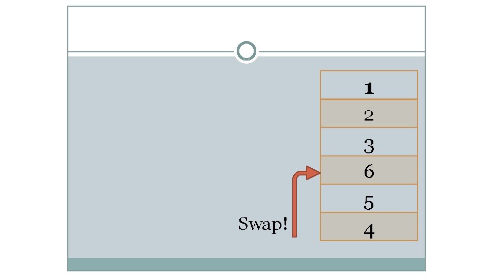 1 2 Swap! 3 6 5 4 