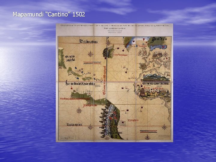 Mapamundi “Cantino” 1502 