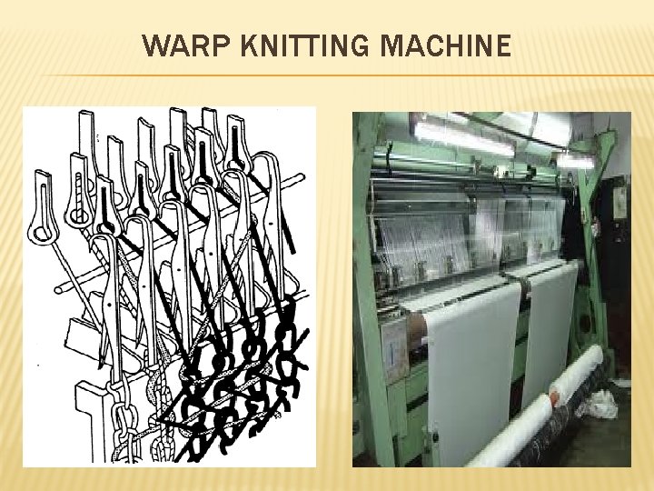 WARP KNITTING MACHINE 