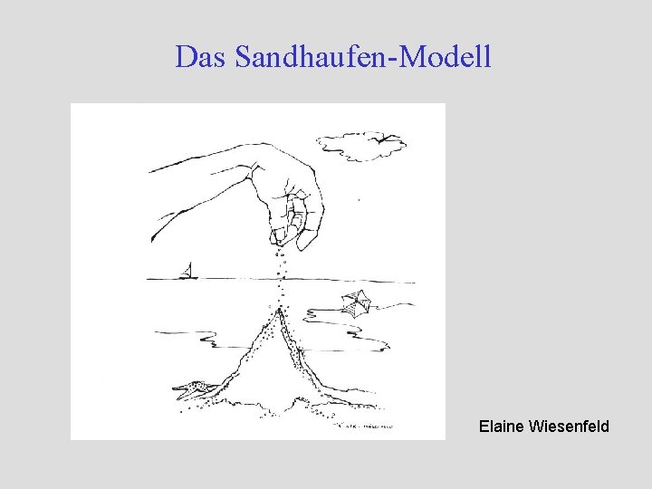 Das Sandhaufen-Modell Elaine Wiesenfeld 