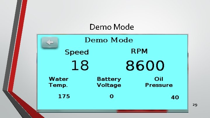 Demo Mode 29 
