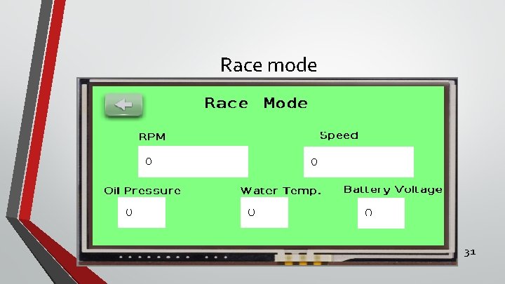 Race mode 31 