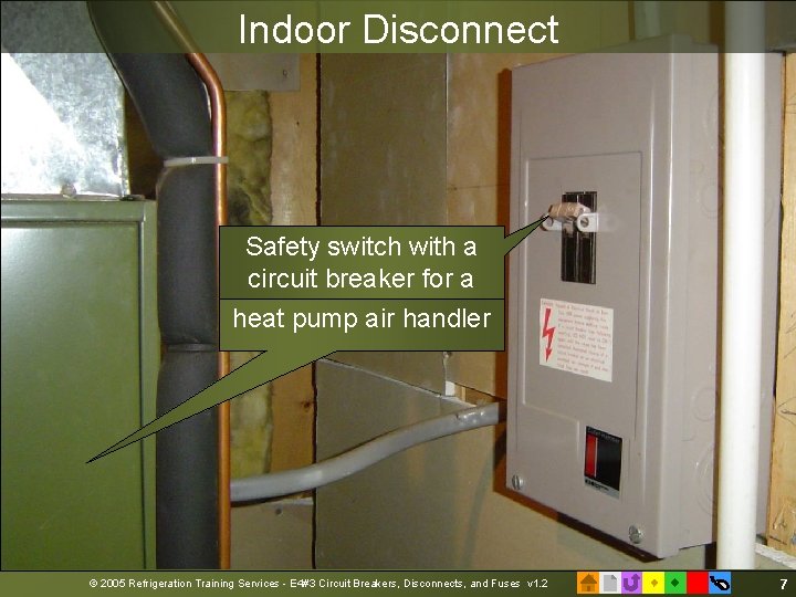 E 4 HVACR Electrical Installation 3 Circuit breakers