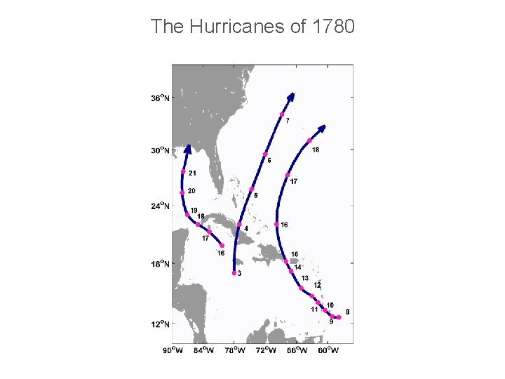 The Hurricanes of 1780 