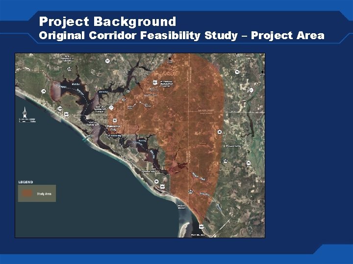Project Background Original Corridor Feasibility Study – Project Area 
