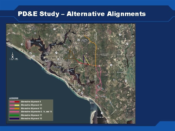 PD&E Study – Alternative Alignments 