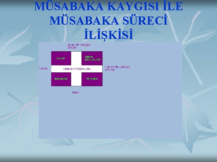 MÜSABAKA KAYGISI İLE MÜSABAKA SÜRECİ İLİŞKİSİ 