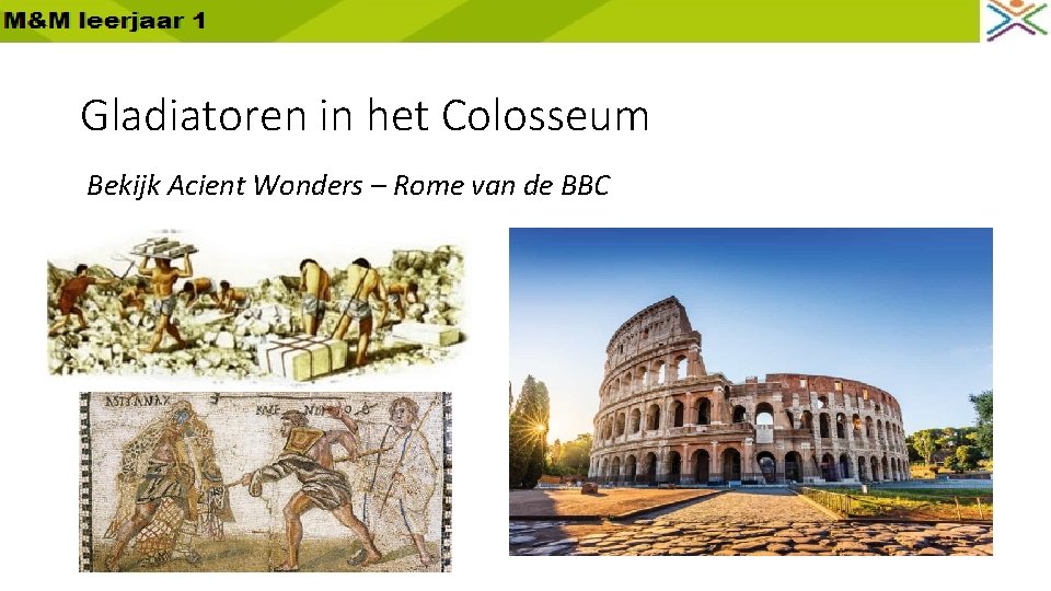 Gladiatoren in het Colosseum Bekijk Acient Wonders – Rome van de BBC 