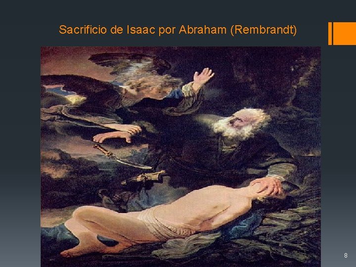 Sacrificio de Isaac por Abraham (Rembrandt) 8 