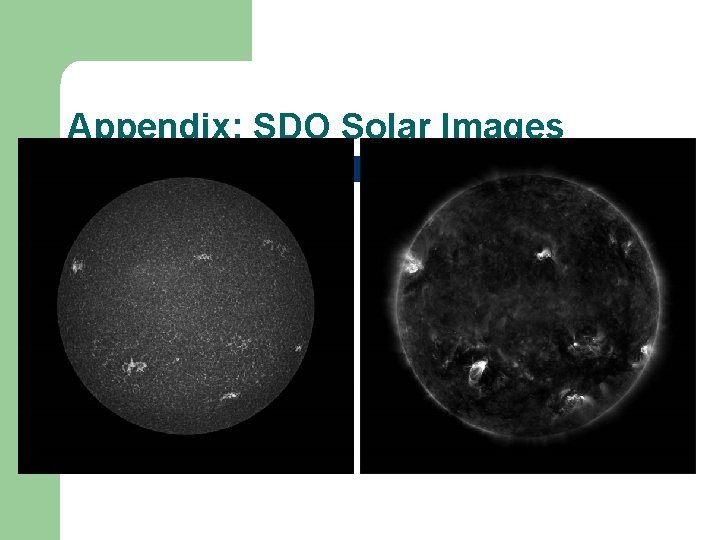 Appendix: SDO Solar Images 