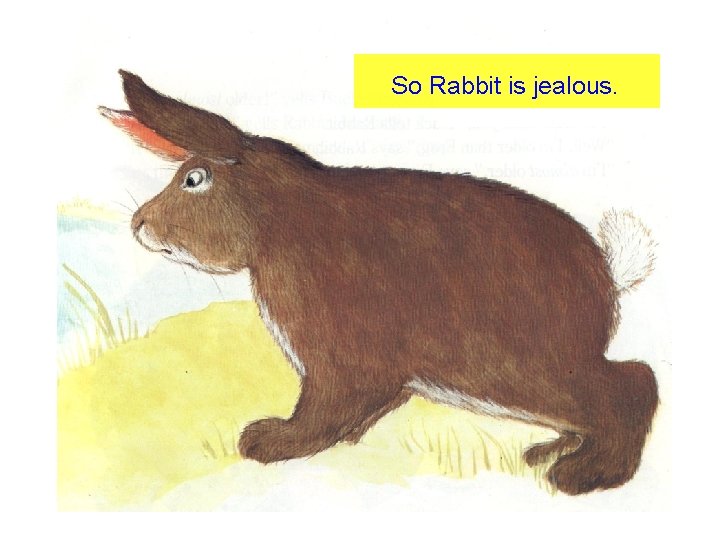 So Rabbit is jealous. 