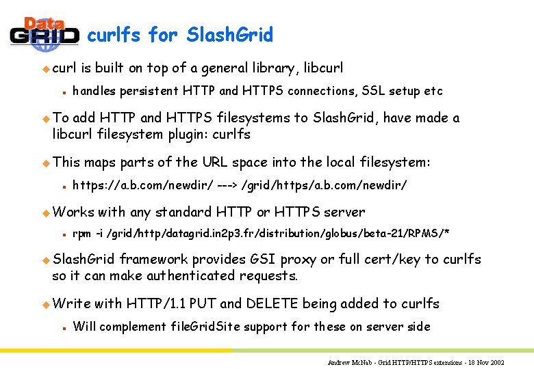 curlfs for Slash. Grid u curl n is built on top of a general