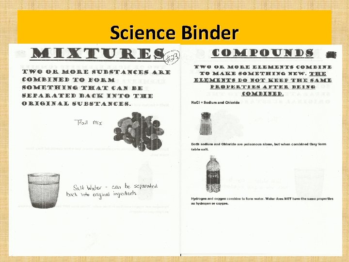 Science Binder 