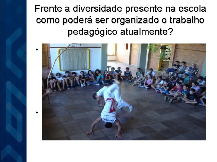 Frente a diversidade presente na escola como poderá ser organizado o trabalho pedagógico atualmente?